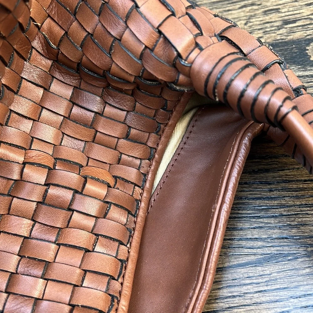 NWT Woven leather shoulder/hobo bag - Picture 5 of 16